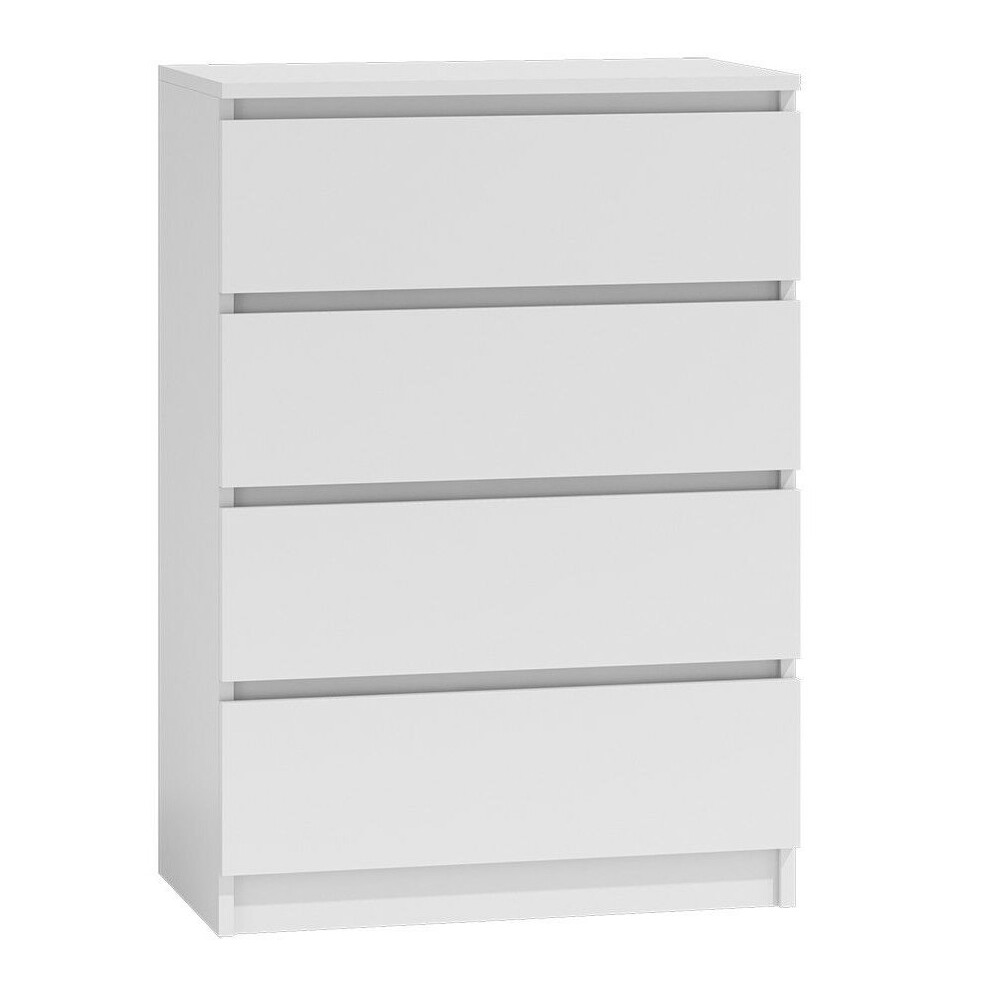 (4 Drawer) MODERN - White Chest Of Drawers Bedroom Furniture Storage Bedside 2 to 8 Drawers