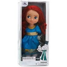 Official Disney Merida Brave 38cm Animator Toddler Doll With Accessory