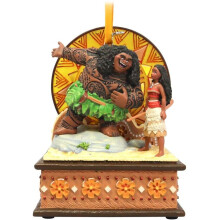 Disney Moana and Maui Singing Living Magic Sketchbook Ornament