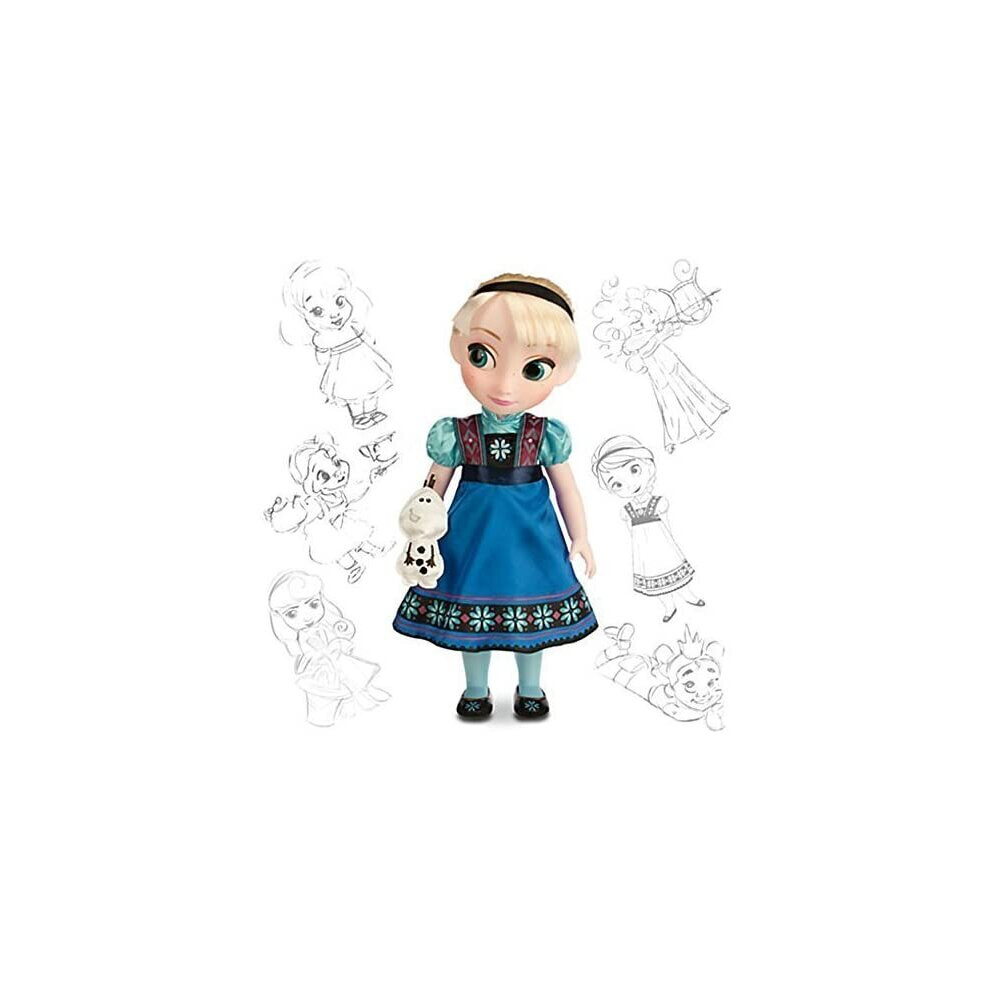 Disney Official Frozen 40Cm Elsa The Snow Queen Animator Toddler Doll