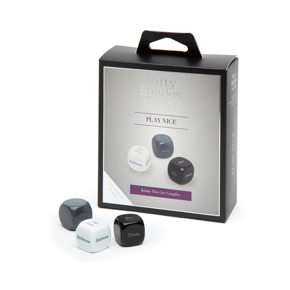 Fifty Shades Of Grey Grey Dice Game Erotic Fifty Shades Of Play Nice Role Play Dice