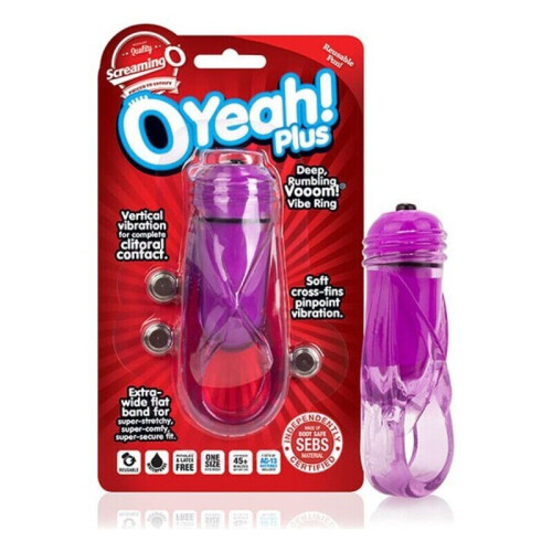 Vibraring Cockring The Screaming O Oyeah! Plus Lilac 1