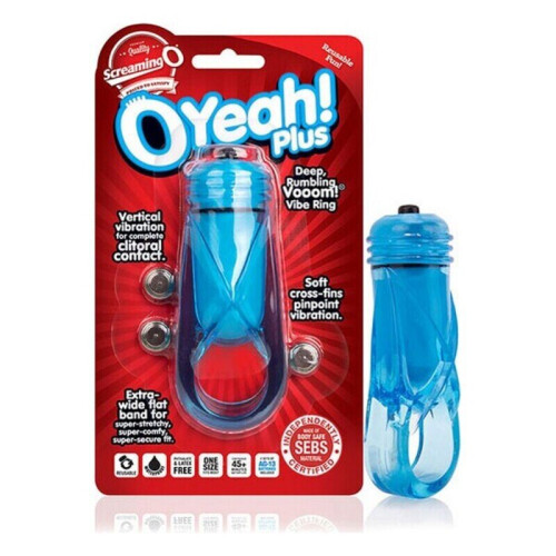 Vibraring Cockring The Screaming O Oyeah! Plus Blue 1