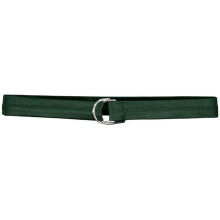 Russell FBC73M.DGR.M 1.5 in. Covered Adult Football Belt, Dark Green - Medium