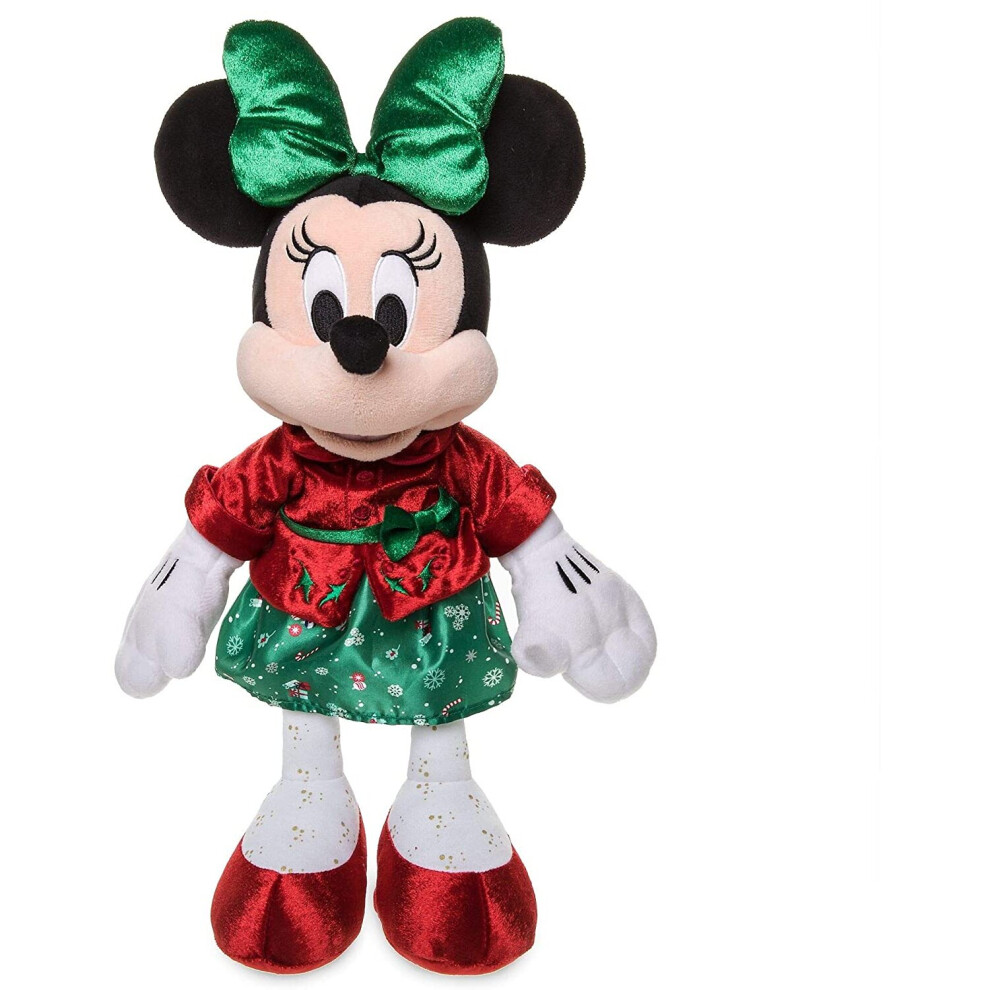 Disney Minnie Mouse Deluxe Christmas Soft Plush Toy Doll 39Cm