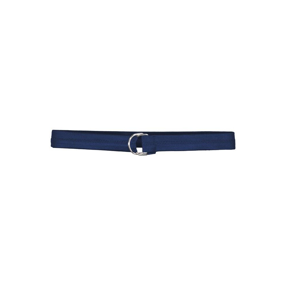 Russell FBC73M.NAV.M 1.5 in. Covered Adult Football Belt, Navy - Medium