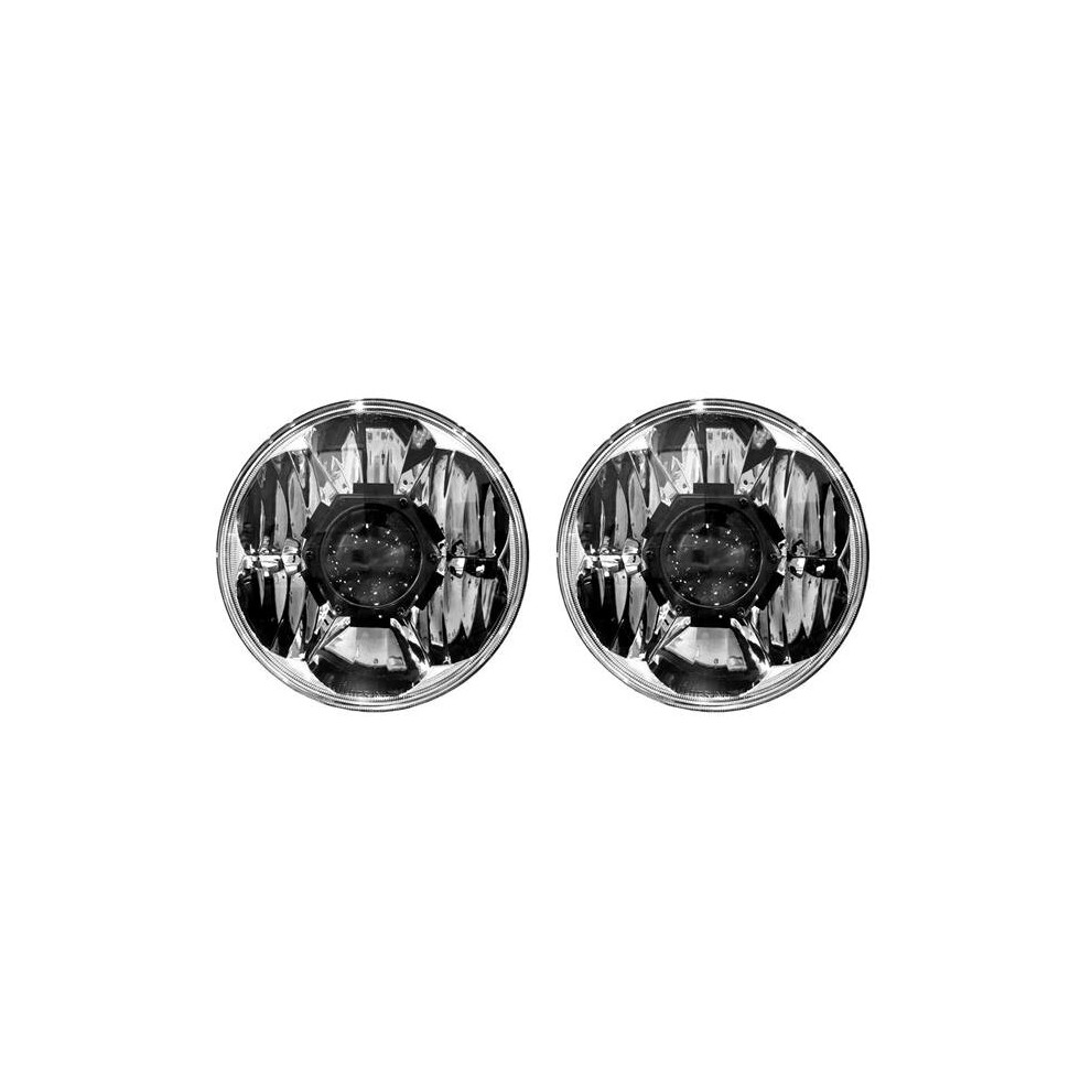 Kc Hilite K13-42341 7 ft. LED Pro Headlight Dot Jeep Jk 07-17 Pair Pack System