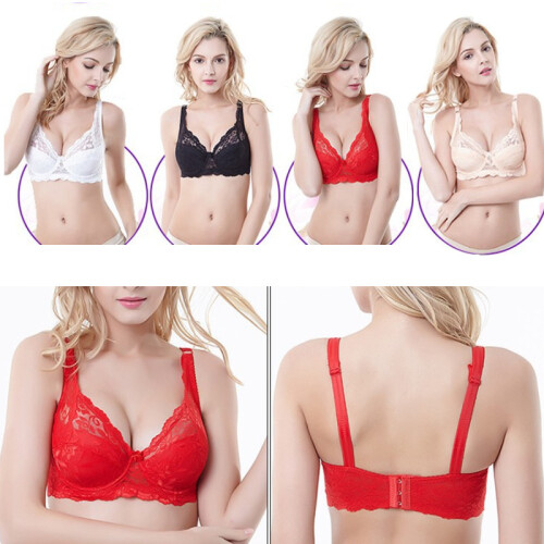 Ladies Lace Non-Padded Full Cup Everyday Stretch Floral Bra