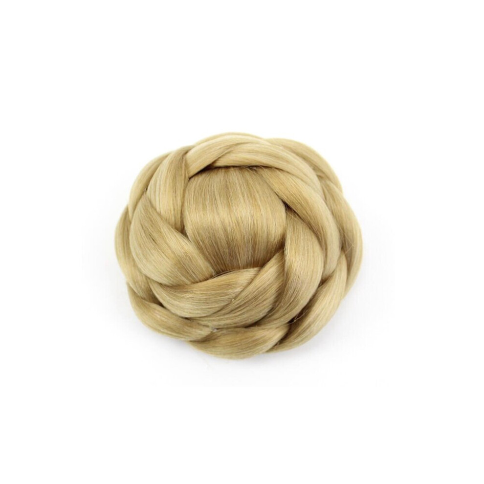 J&Y Unisex Light ( Blonde 1003) Claw Or Clip-In Bun Hair Extension