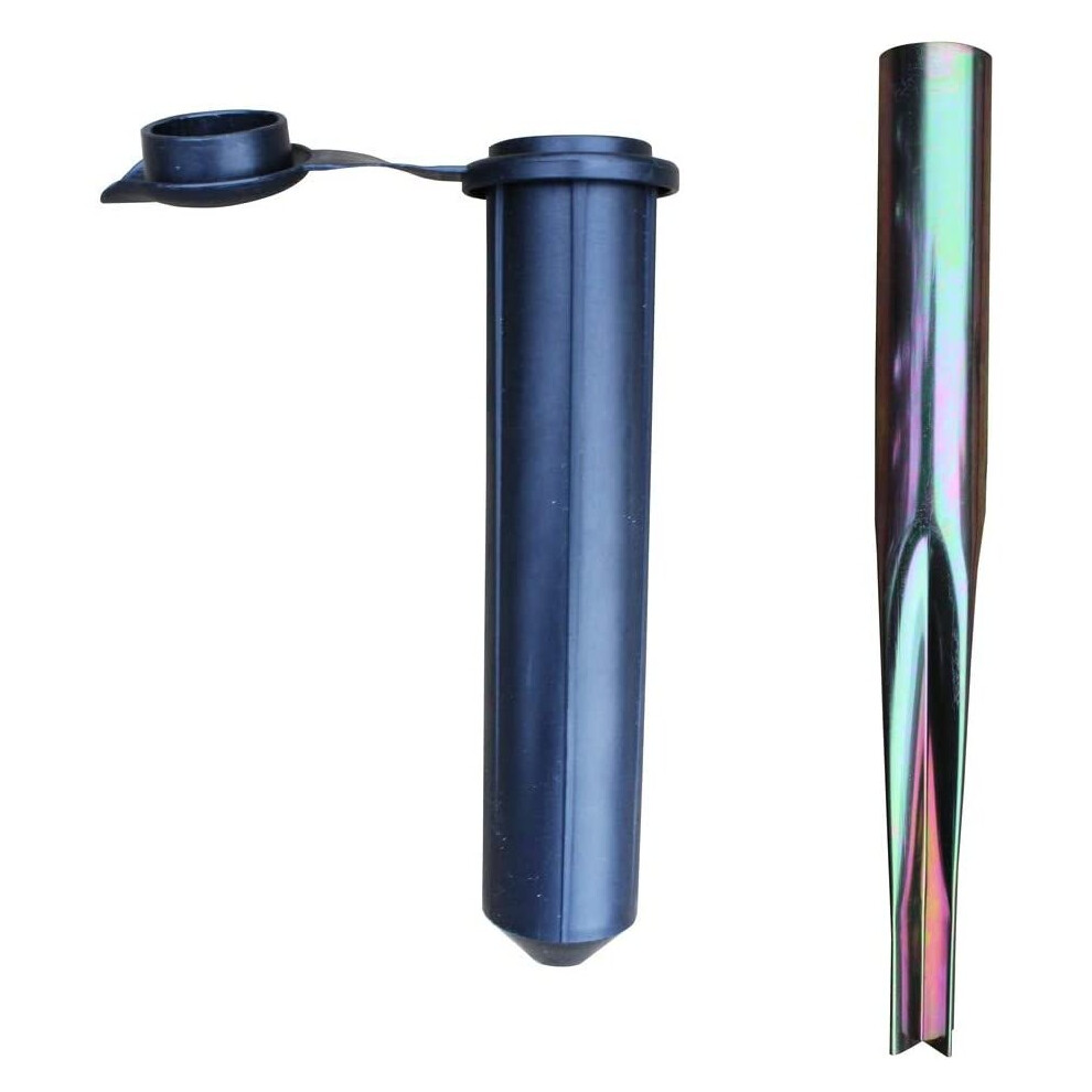 Jvl Heavy Duty Multi-Fit Ground Soil Spear Spike With Adaptor To Fit 32 And 40 Mm Diameters With Plastic Adaptor 5017440191804