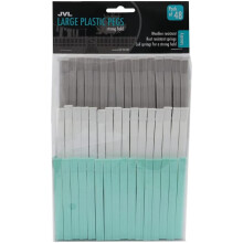 JVL Ultra Strong Rust Resistant Clothes Peg, Pack of 48