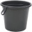 JVL 10 Litre Round Recycled Plastic Bucket, Grey 3