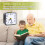 Quartz Alarm Clock With Night Light Bedside No Tick Snooze Table Clock 8
