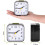 Quartz Alarm Clock With Night Light Bedside No Tick Snooze Table Clock 3