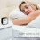 Quartz Alarm Clock With Night Light Bedside No Tick Snooze Table Clock 7