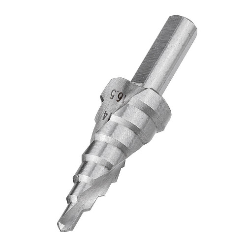 4-16.5mm HSS Step Drill Bit High Speed Steel Triangular Handle Spiral Groove Step Drill Bit 2