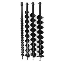 () Earth Drill Dual Blade Auger Bit Fence Borer For Petrol Post Hole Digger