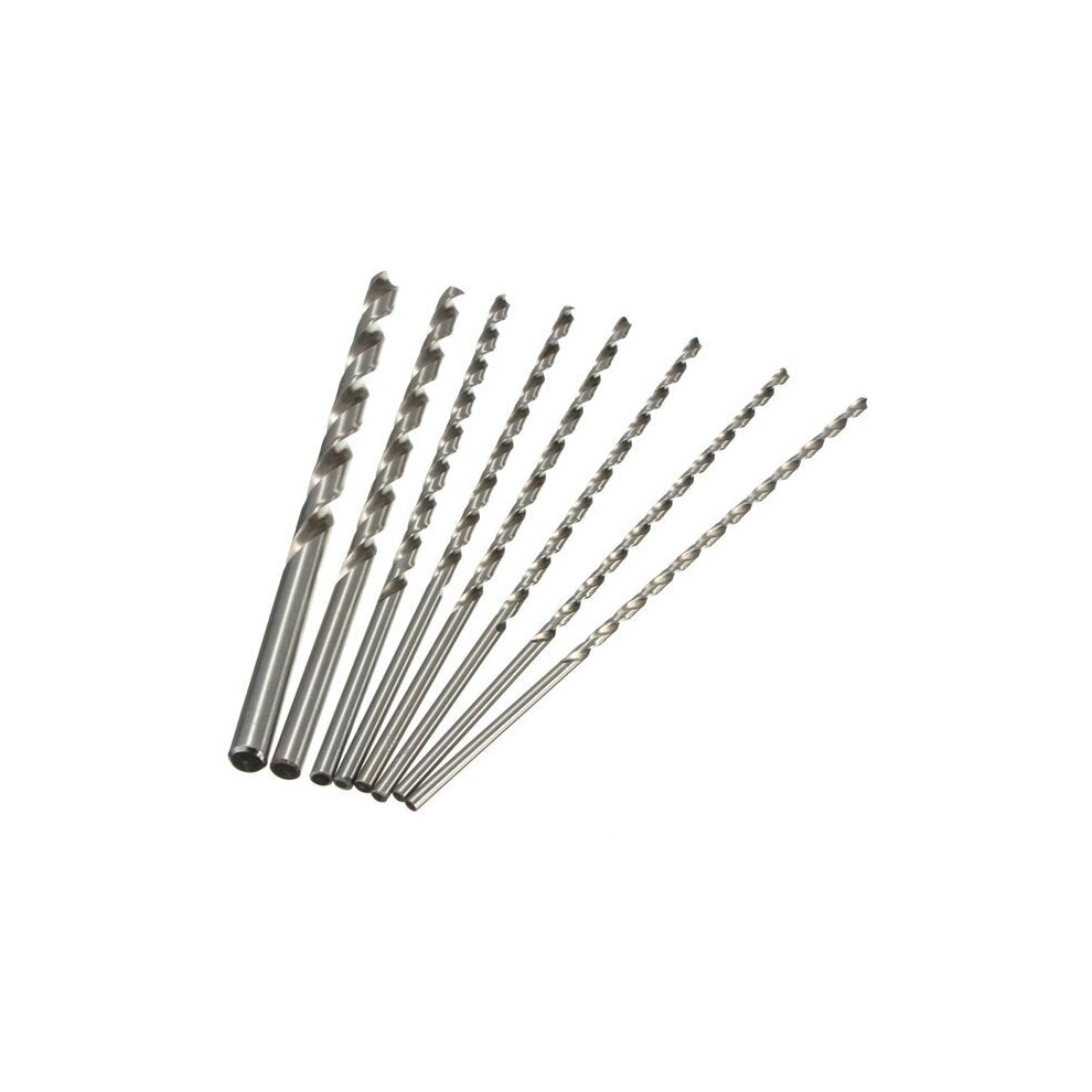 () 4mm To 10mm Diameter Extra Long HSS Auger Twist Drill Bit Straigth Shank 200mm