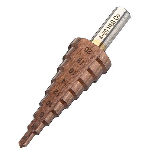 () M35 Cobalt Step 4-12/4-20/4-32mm HSS Drill Bits Triangle Shank 2