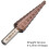 () M35 Cobalt Step 4-12/4-20/4-32mm HSS Drill Bits Triangle Shank 15