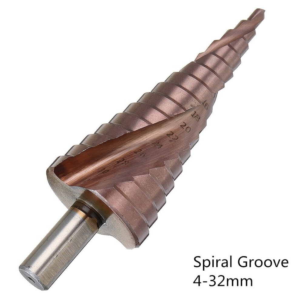 () M35 Cobalt Step 4-12/4-20/4-32mm HSS Drill Bits Triangle Shank