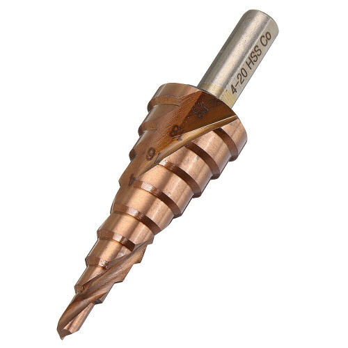 () M35 Cobalt Step 4-12/4-20/4-32mm HSS Drill Bits Triangle Shank 1