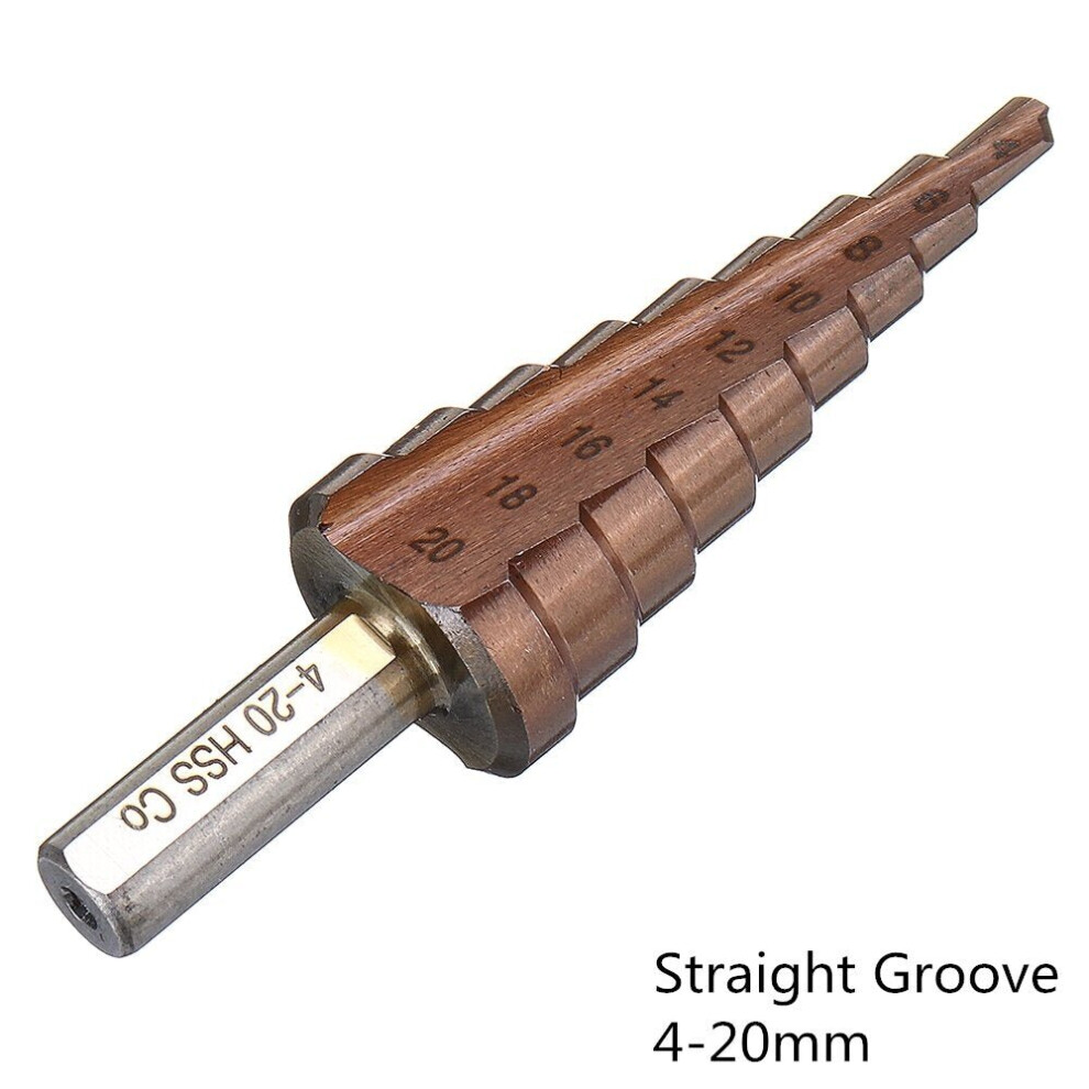 () M35 Cobalt Step 4-12/4-20/4-32Mm Hss Drill Bits Triangle Shank 3654659457516