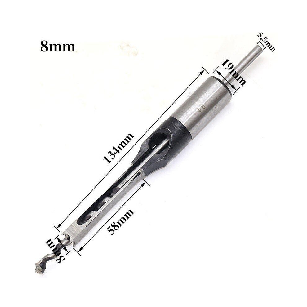 () 6Mm-16Mm Square Hole Twist Drill Bit Square Auger Drill Mortising Chisel 3654659293060