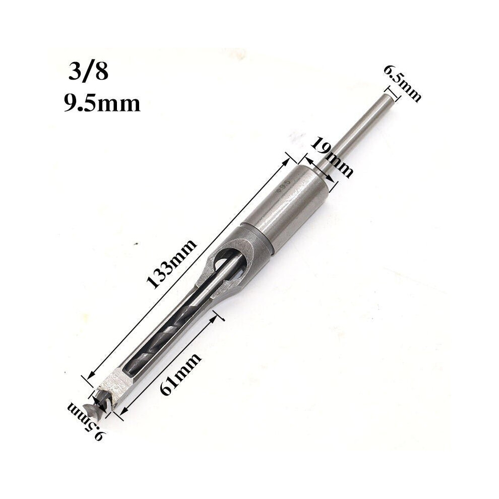 () 6Mm-16Mm Square Hole Twist Drill Bit Square Auger Drill Mortising Chisel 3654659293053