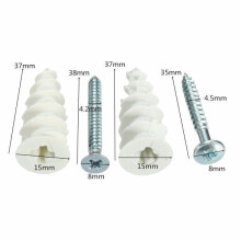 (35mm) 10Pcs Nylon Plate Board Cavity Wall Plug Fixing Speed F Anchor With Screws