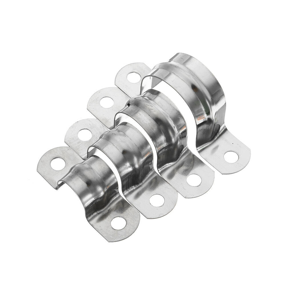 Photos - Tap / Valve / Fitting GreenZech  10Pcs 16-32mm 304 Stainless Steel Pipe Strap Clamp Holder Fastener with Screws (16mm)