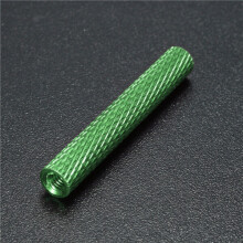 (Green) 10PCS M3 Aluminum Alloy Computer Case Thumbscrews Side Panel Hard Disk Hand Screw Knurling Thumb Screws Nails