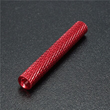 (Red) 10PCS M3 Aluminum Alloy Computer Case Thumbscrews Side Panel Hard Disk Hand Screw Knurling Thumb Screws Nails