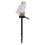 (White) Solar Powered Garden LED Owl Lights Waterproof 1