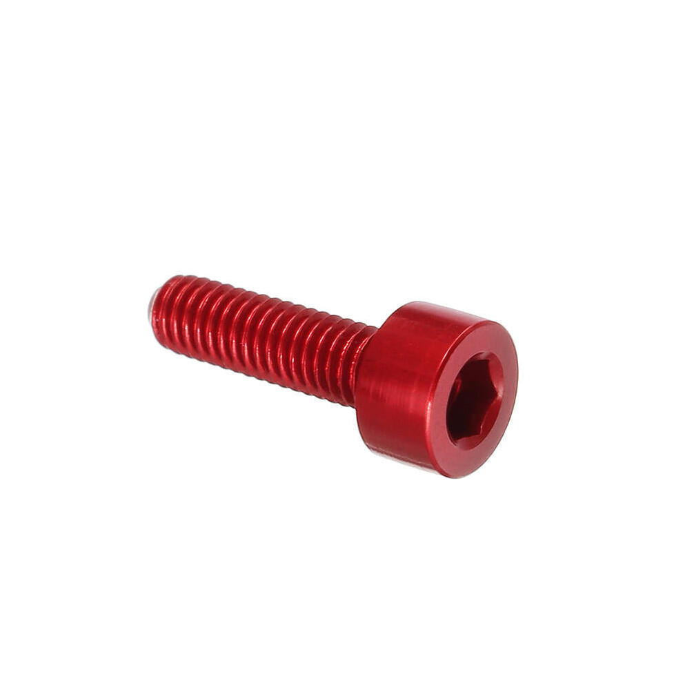 10Pcs M3x10mm Hex Socket Cap Head Screws 7075 Aluminum Alloy Red 3654659459923