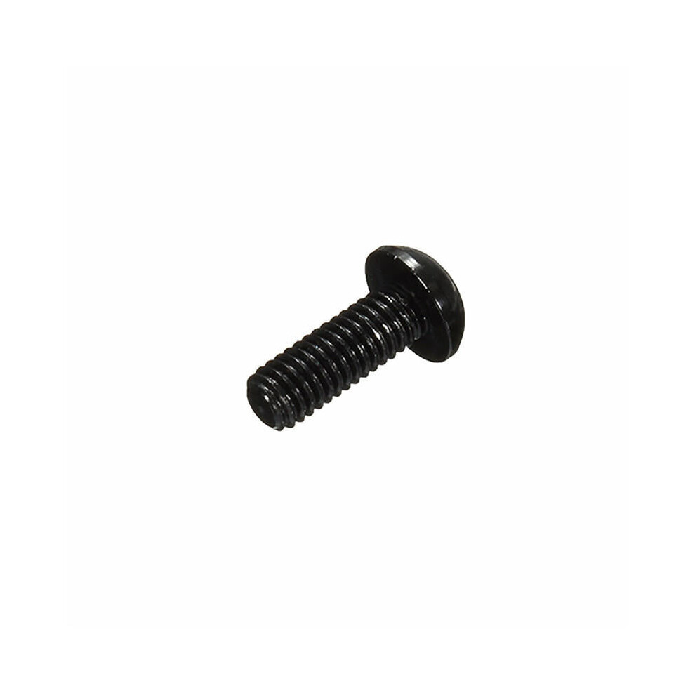 (Black) 50Pcs M38mm Hex Socket Screws Round Head Cap Screw 7075 Aluminum Alloy