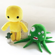(2Pcs) 2Pcs Wobbly Life Plushie Funny Octopus Mood Plush Toys Stuffed Dolls Kids Gift