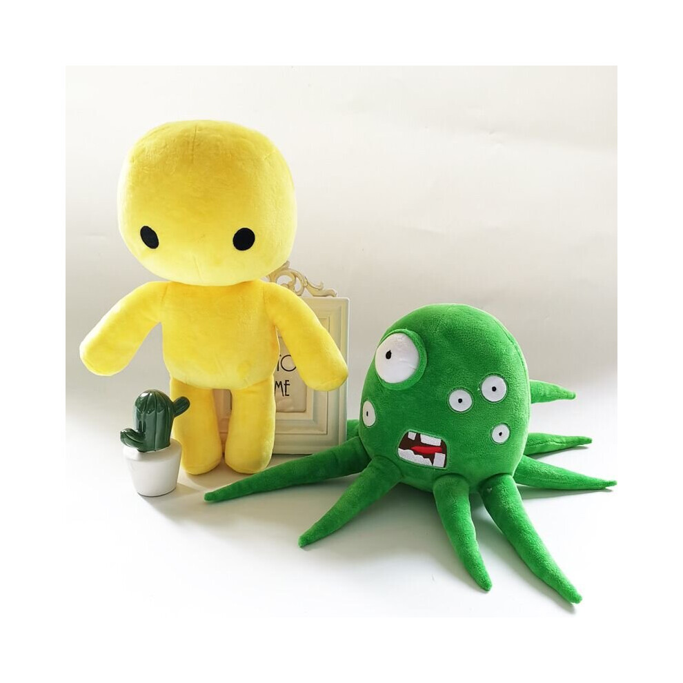 (2Pcs) 2Pcs Wobbly Life Plushie Funny Octopus Mood Plush Toys Stuffed Dolls Kids Gift Yellow