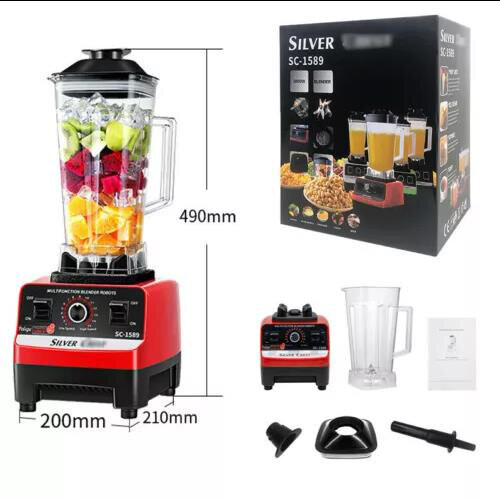 3200W Commercial Blender Food Processor Mixer Smoothie Juicer Ice Crusher Home 2
