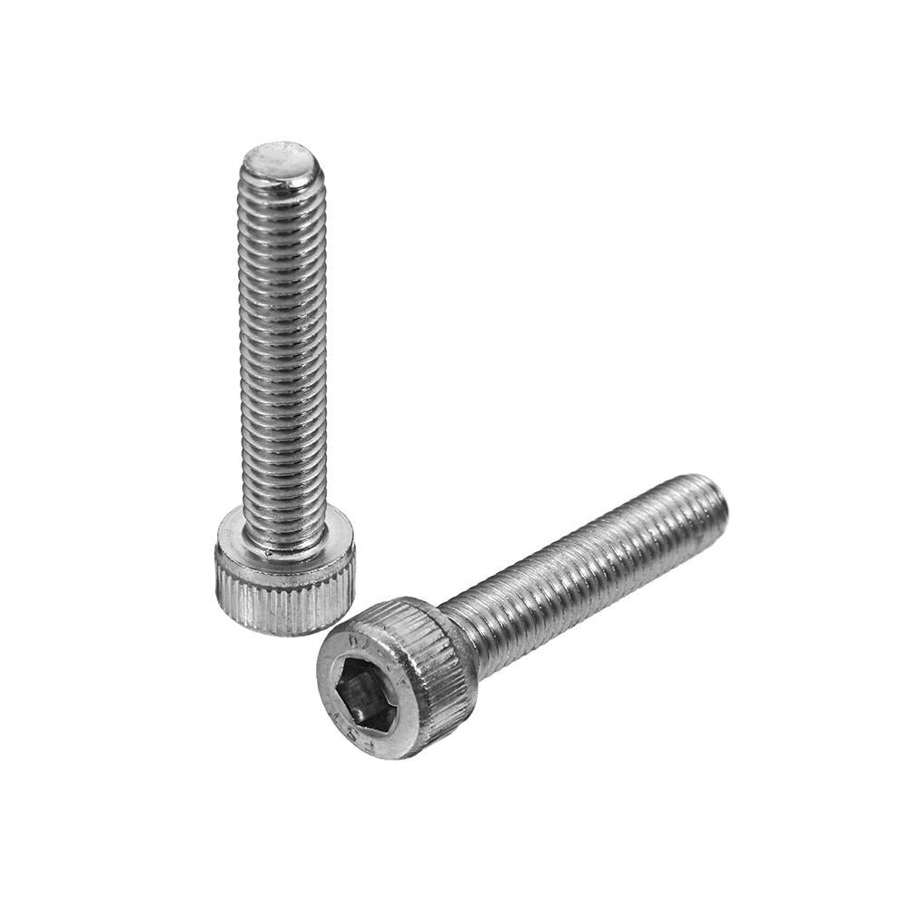 (20mm) 50Pcs M5 Stainless Steel Hex Socket Cap Head Screws Bolts 8-30mm Optional Length