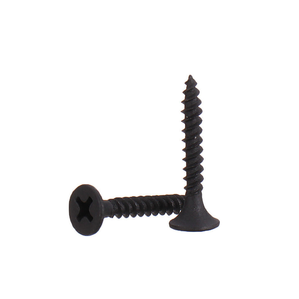 1000Pcs M3.5 Cross Black Recessed Flat Head Self Tapping Ash Phosphorus Drywall Metric Threaded Wood Screw Nail Bolt-image-OPC-P97ZCYK-NEW