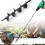 75050mm Earth Auger Spiral Drill Bit Post Hole Digger Home Garden 1