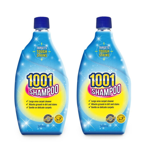 2 1001 Carpet Shampoo Solution Deep Clean Dirt Stain Remover 500ml 1