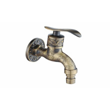 (dark green) Antique Style Wall Mounted Outdoor Garden Faucet