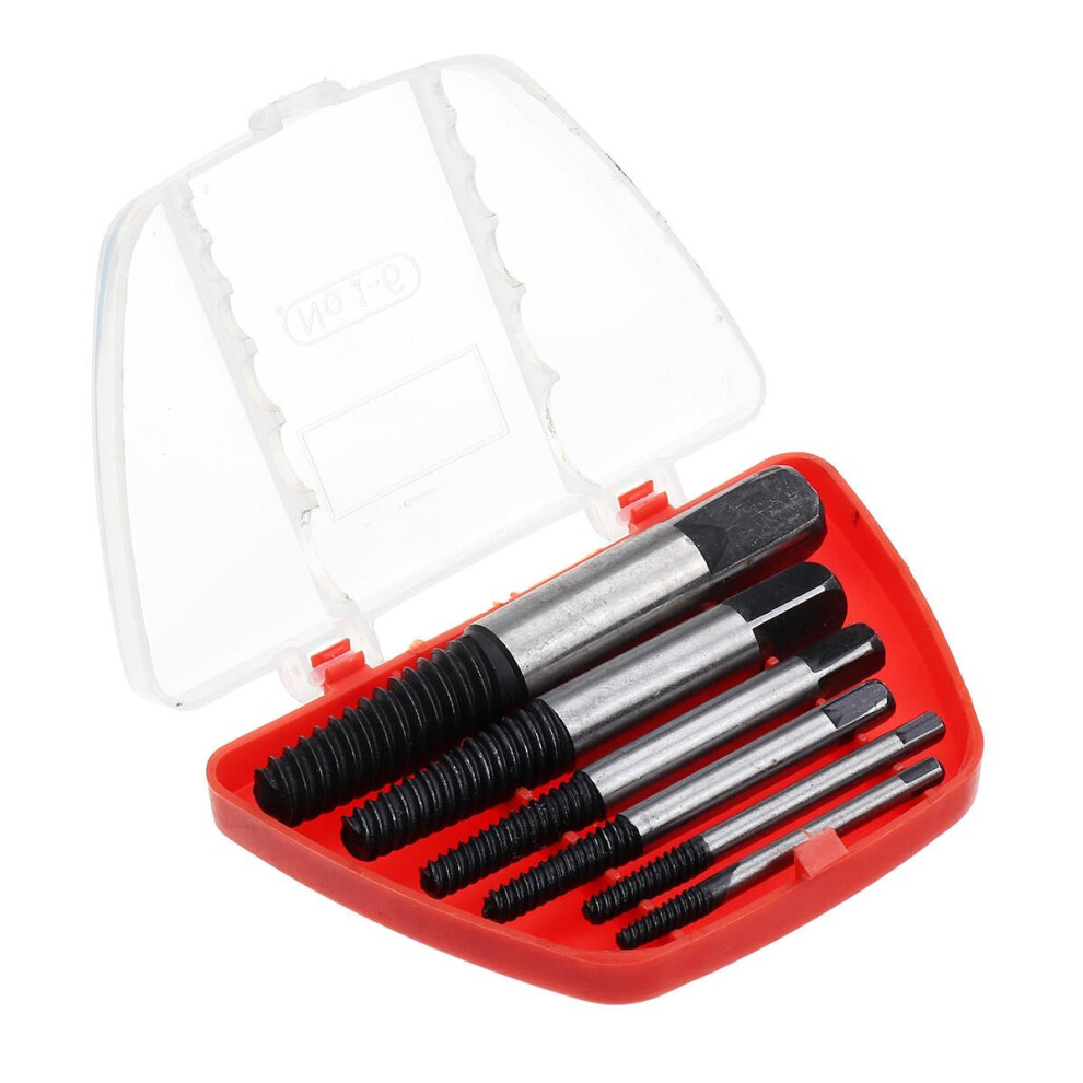 6Pcs Damaged Screw Extractor Set Easy Out Broken Nut Screw Bolt Remover Kit 3654659283719