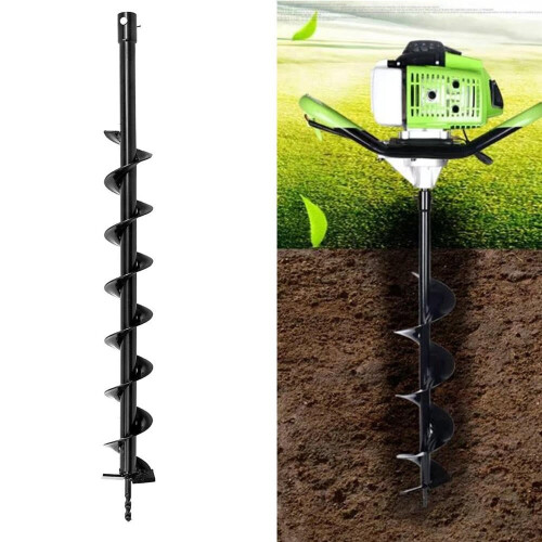 800mm x 80mm Auger Drill Bit Hole Digger for Earth 2