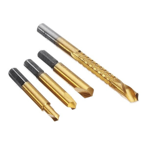 4pcs Damaged Screw Extractor Bolt Extractor Broken Screw Remover 2