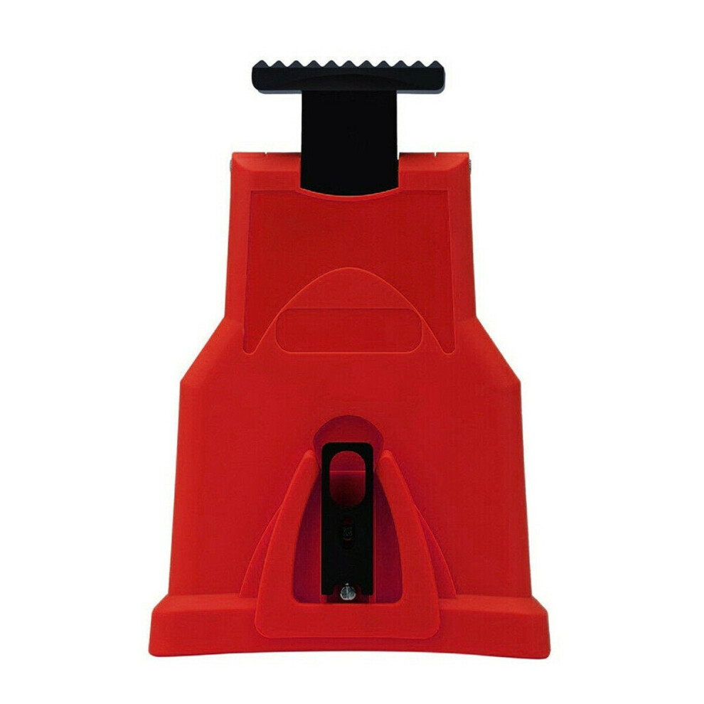 (Red) Yellow/Green/Red Chainsaw Teeth Sharpener or Sharpen Stone Bar-Mount Chain Sharpening Tool