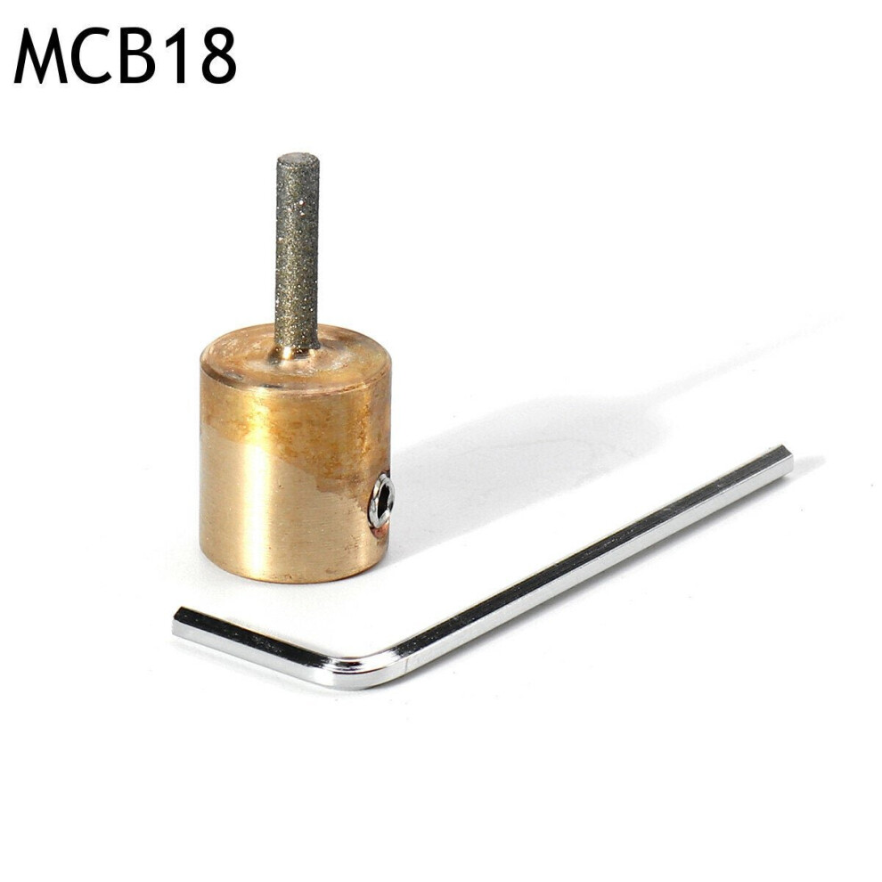 (MCB18 Size: 35mm x 3mm/1.38" x 0.12") Grinder Wheels Stained Glass Grinding Head Bit For Glass Stone