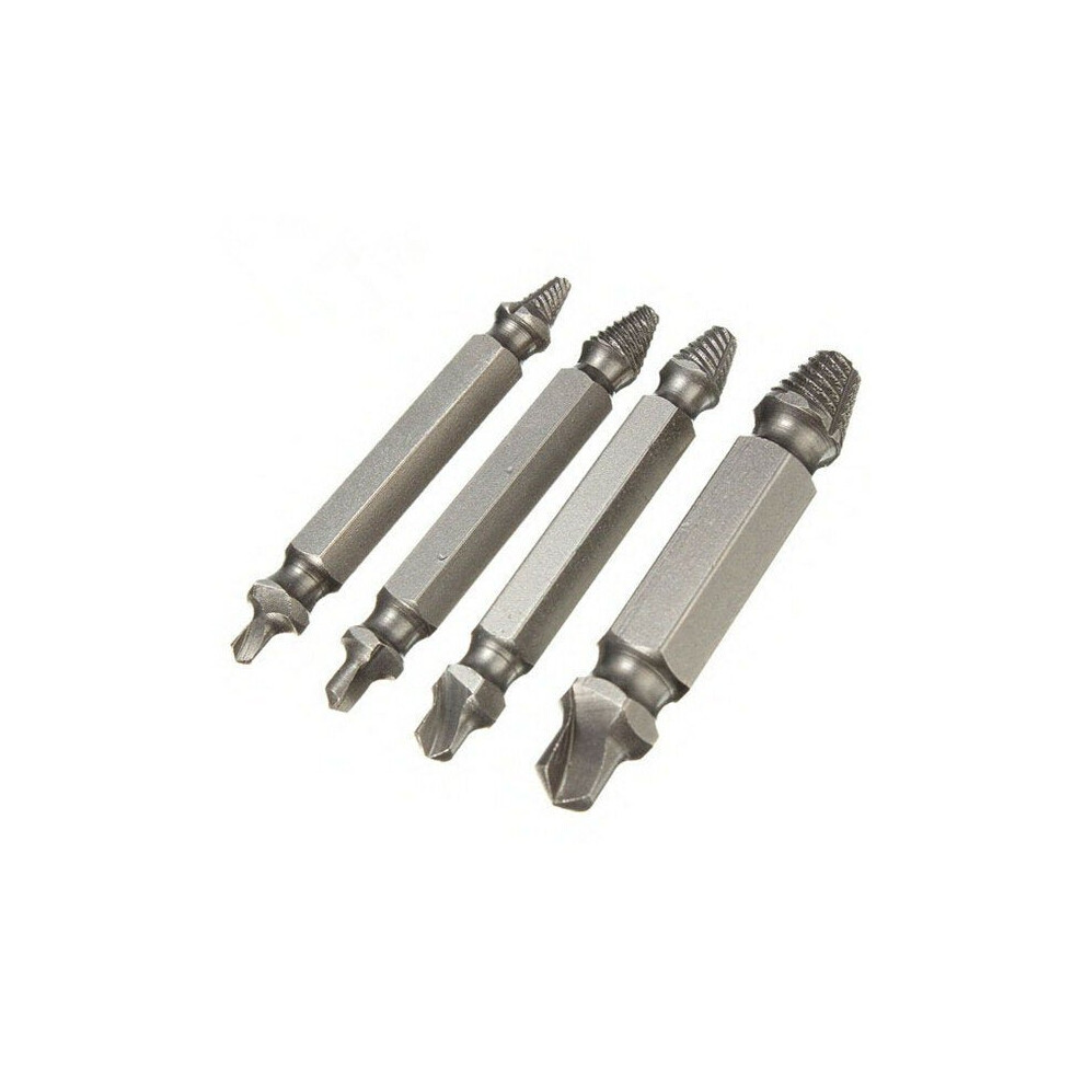 4PCS Double Side Damaged Screw Extractor Out Remover Bolt Stud Tool